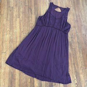 MAROON ABERCROMBIE LACE DRESS SZ XL